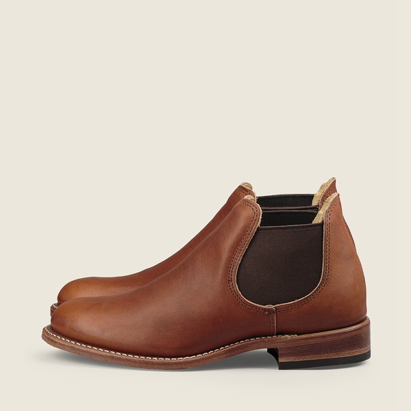 Heritage Støvler Dame - Red Wing Carol - Short Legacy Læder Steel Toe - Brune - ODUGRZ-571